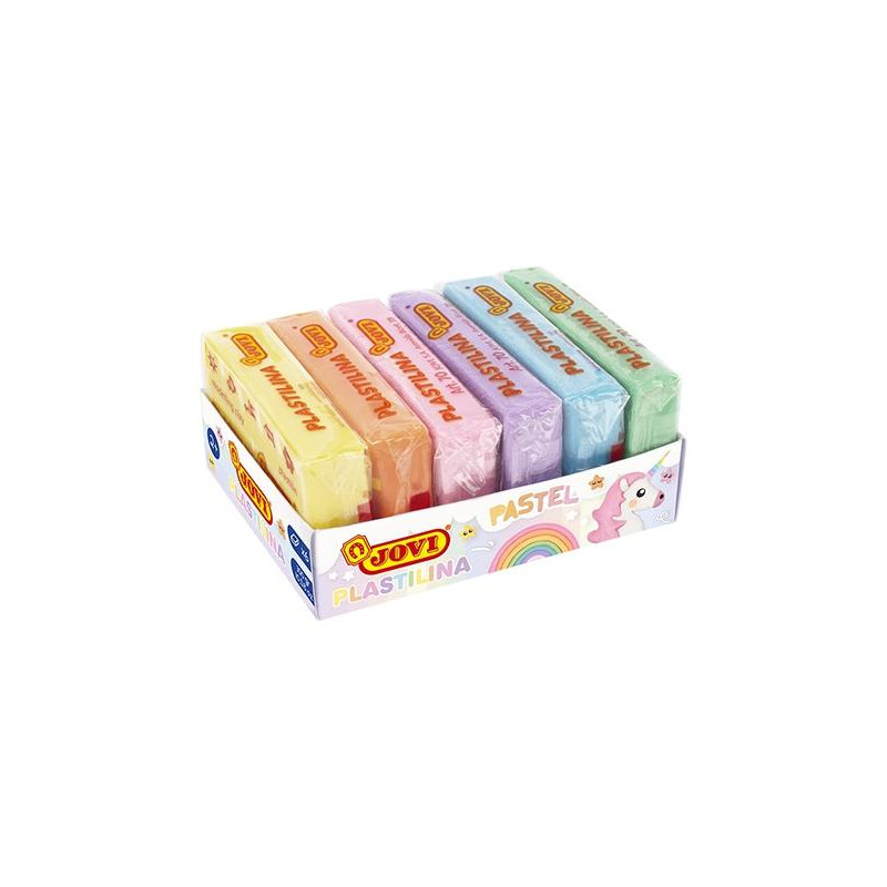 Jovi Pack de 6 Pastillas de Plastilina 50gr