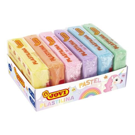 Jovi Pack de 6 Pastillas de Plastilina 50gr