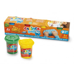 Carioca Baby Do Pack con 4 Botes de Pasta de Modelar 150ml