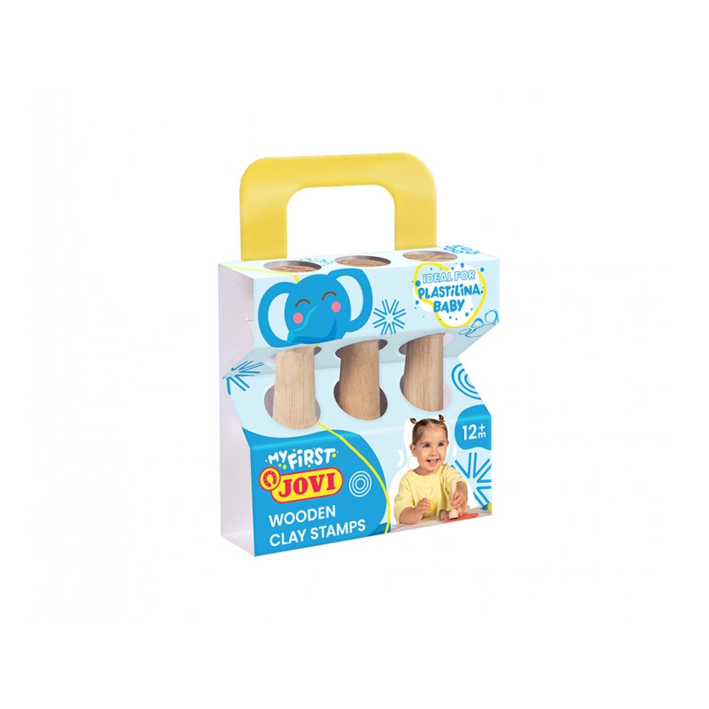 Jovi My First Plastilina Kit de Modelaje con 3 Estampadores de