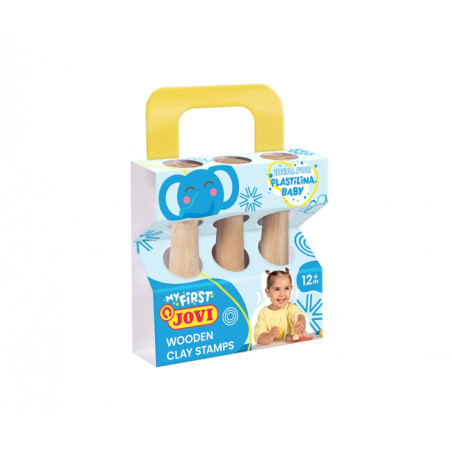 Jovi My First Plastilina Kit de Modelaje con 3 Estampadores de