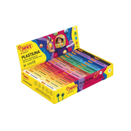 Jovi Expositor de 30 Pastillas de Plastilina 50gr