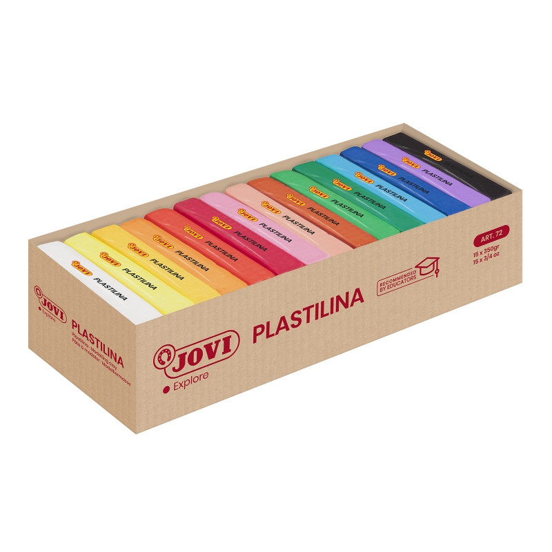 Jovi Expositor de 15 Pastillas de Plastilina 350gr