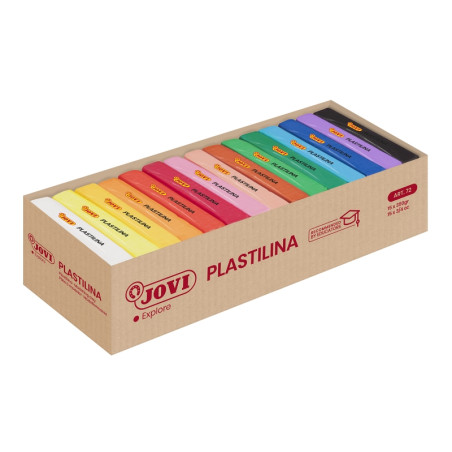 Jovi Expositor de 15 Pastillas de Plastilina 350gr