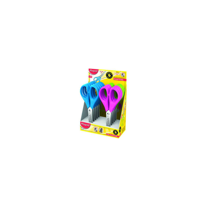 Maped Essentials Tijera Escolar Punta Redonda 13cm (24u.)