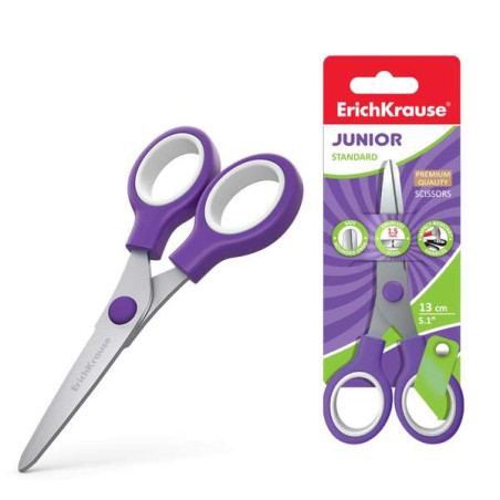 ErichKrause Standard Junior Tijeras de Acero Inoxidable 13cm