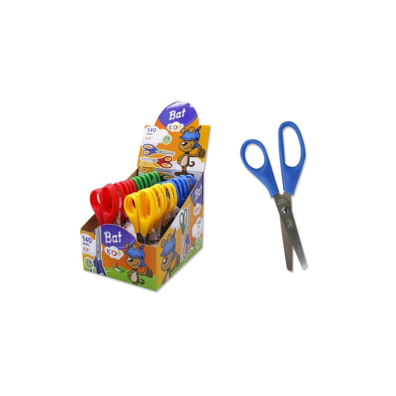 Bismark Bat Tijeras Escolares 13cm (24u.)