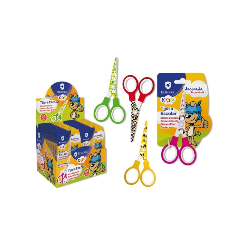 Bismark Kids Deco Tijera Escolar 13cm (24u.)