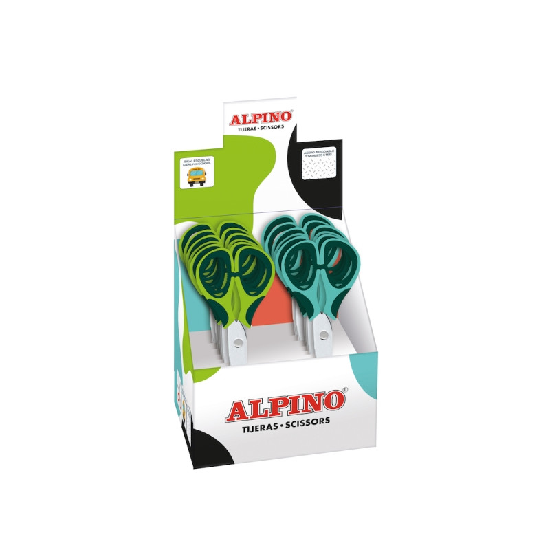 Alpino Colorfull Tijera Escolar 13cm (12u.)