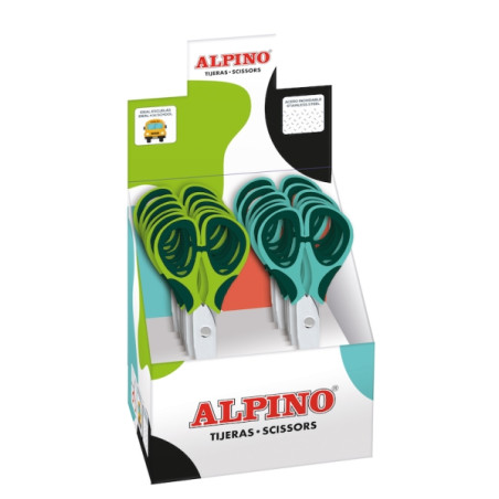 Alpino Colorfull Tijera Escolar 13cm (12u.)