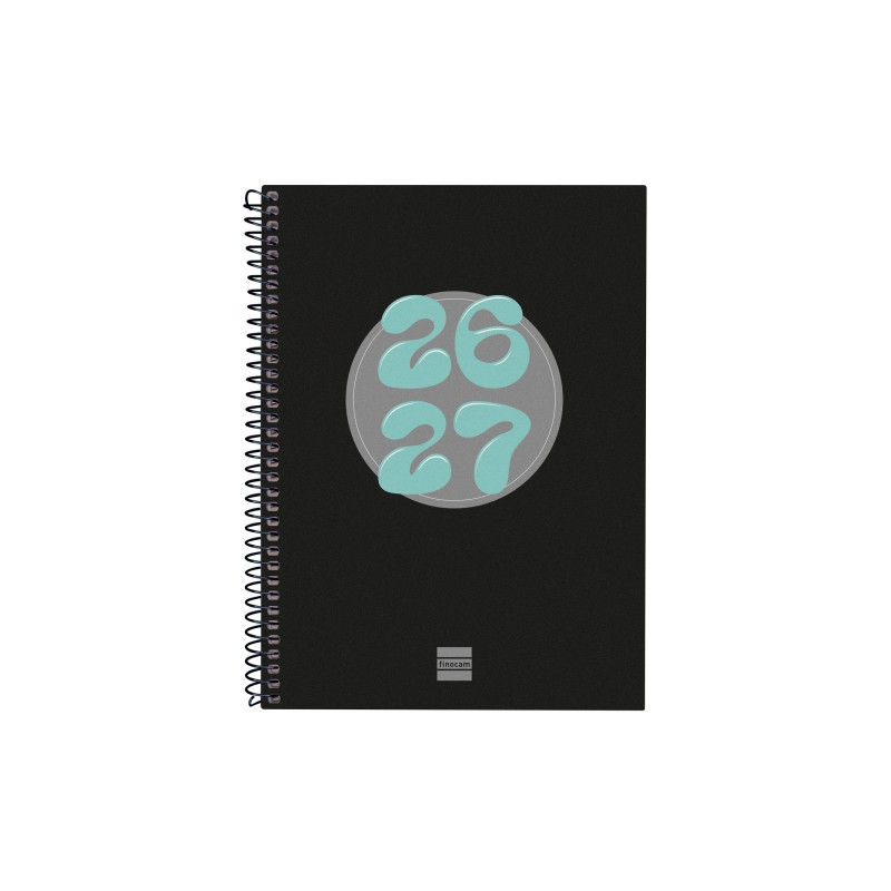 Finocam Cool Agenda Escolar 26/27 Negro