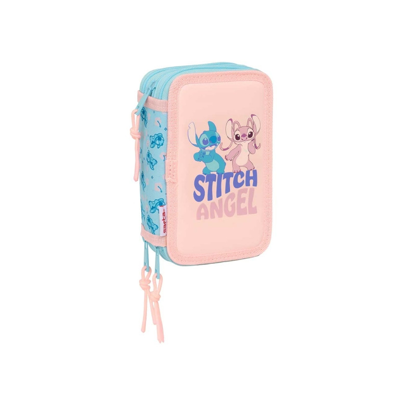 Safta Stitch Ohana Plumier de 3 Pisos