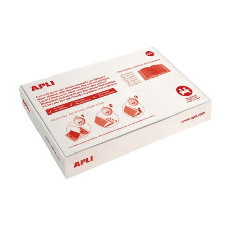 Apli Caja de 100 Forros para Libros 300mm PVC 130 micras