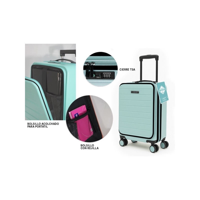 Lagart Maleta Trolley Pocket de Cabina Rigida 20” 55x34x25cm