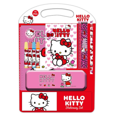 Safta Hello Kitty Iconic Pack Escolar con Plumier Metalico