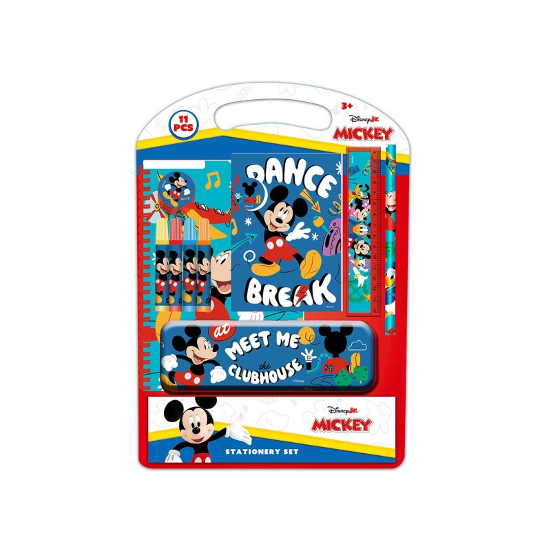 Safta Mickey Mouse Good Day Pack Escolar con Plumier Metalico