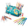 Maped Jungle Fever Bebes Estuche de Tela con 12 Lapices de Colores Jumbo Jungle Fever (A partir de 2 años) y 12 Rotuladores de