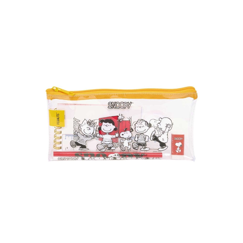 Safta Snoopy Pack Escolar con Portatodo de PVC