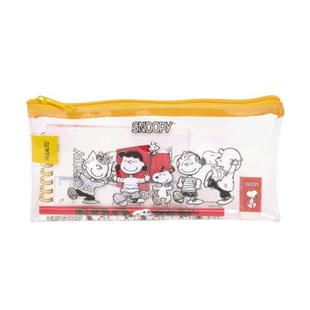 Safta Snoopy Pack Escolar con Portatodo de PVC