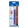 Milan P1 Touch Pack de 2 Boligrafos + 2 Lapices + Goma 430 + Sacapuntas Surtido Tinta Azul y Roja