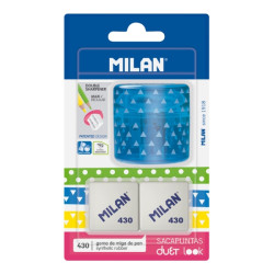 Milan Duet Look Pack de Sacapuntas + 2 Gomas 430