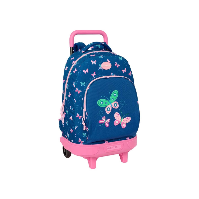 Safta Blackfit8 Mariposas Mochila con Carro