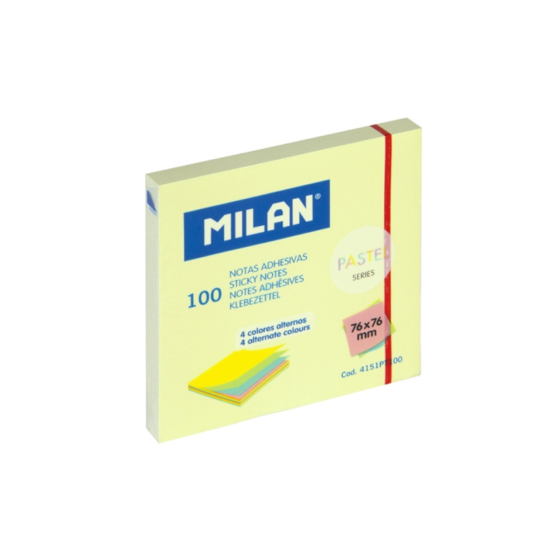 Milan Pastel Pack de 100 Notas Adhesivas