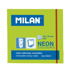 Milan Bloc de 100 Notas Adhesivas Verde