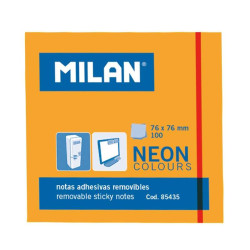 Milan Bloc de 100 Notas Adhesivas Naranja