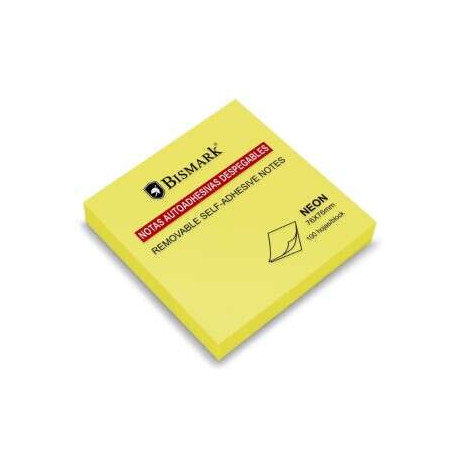 Bismark Bloc de 100 Notas Adhesivas 76x76mm (12u.)