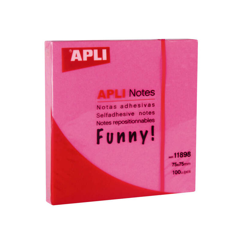 Apli Funny Bloc de 100 Notas Adhesivas 75x75mm