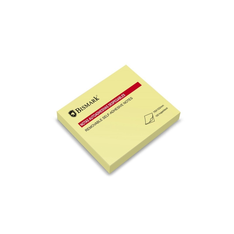 Bismark Bloc de 100 Notas Adhesivas 76x102mm (12u.)