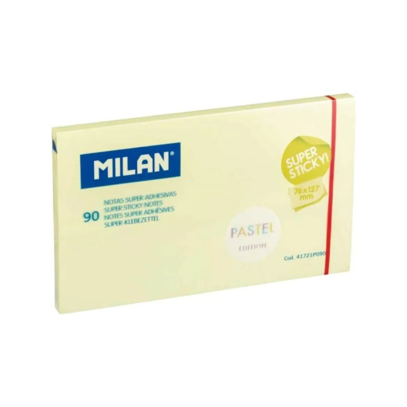 Milan Bloc de 90 Notas Super Adhesivas