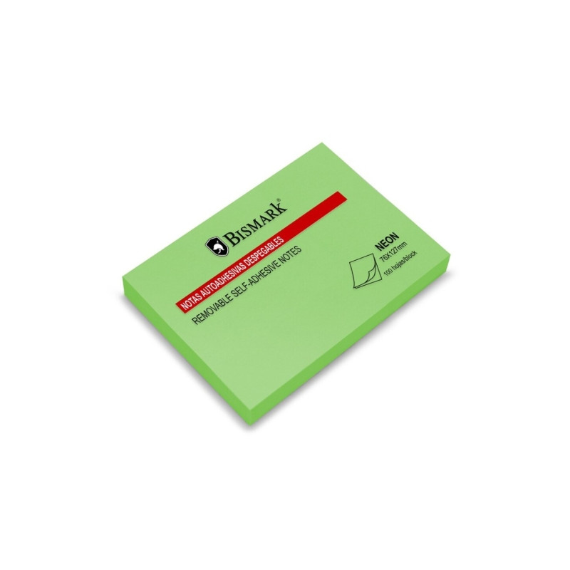 Bismark Bloc de 100 Notas Adhesivas 76x127mm (12u.)