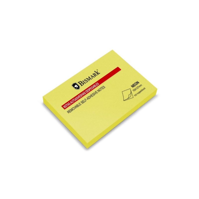 Bismark Bloc de 100 Notas Adhesivas 76x127mm (12u.)