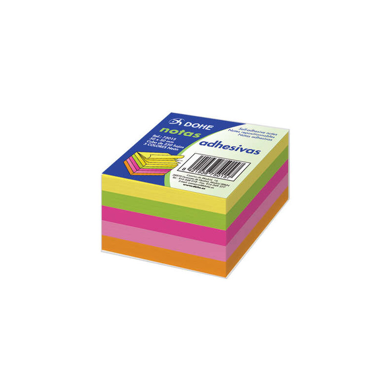 Dohe Cubo de 250 Notas Reposicionables