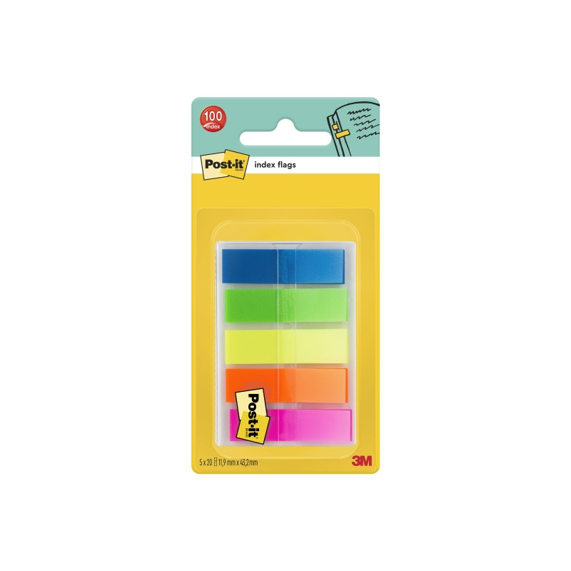 Post-it Index Dispensador con 100 Marcadores de Indice Reposicionables HF5