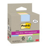 Post-it Super Sticky Pack de 4 Blocs de 70 Notas Adhesivas Recicladas