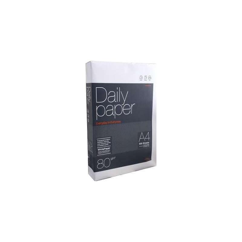 Daily Paper Papel A4 80gr. (5 PAQUETES DE 500 FOLIOS C/U)