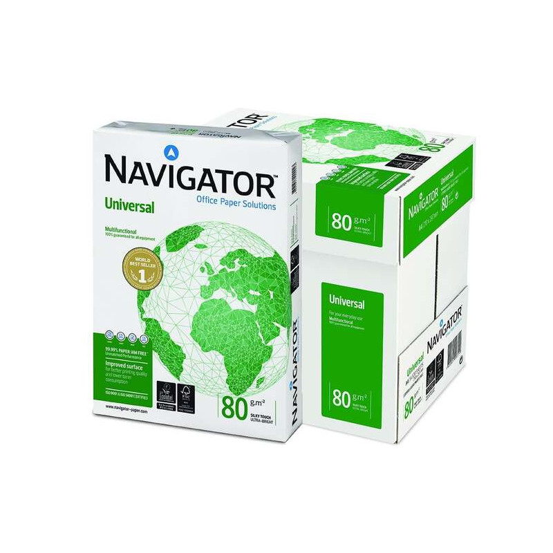 Navigator Papel A4 80gr. 210x297mm (500 Hojas) (5u.)