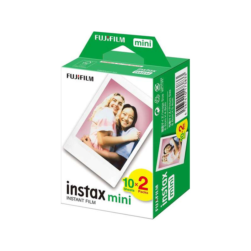 Fujifilm Instax mini Pack de 2x10 Peliculas de Fotos Instantaneas