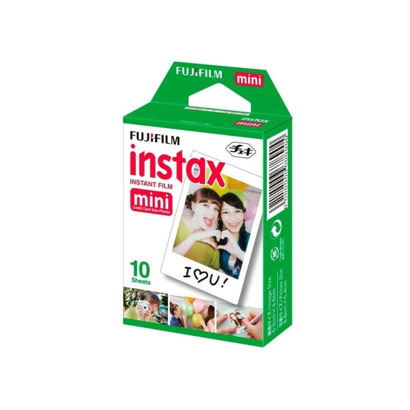Fujifilm Instax mini Pack de 10 Peliculas de Fotos Instantaneas