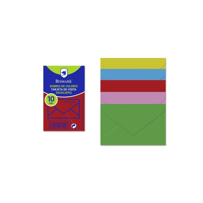 Bismark Pack de 10 Sobres de Papel