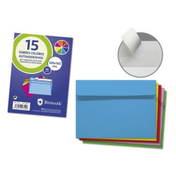 Bismark Pack de 15 Sobres de Papel 90gr