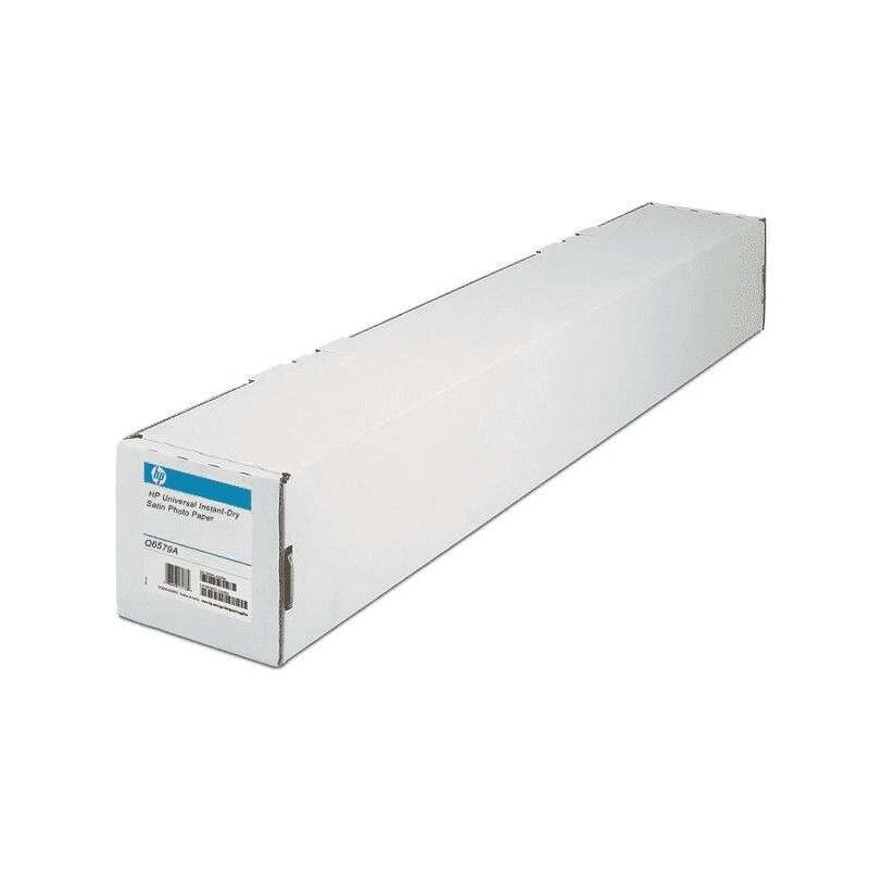 HP Bobina de Papel Fotografico para Plotter Blanco Blanco Semi-Brillante para Inyeccion de Tinta