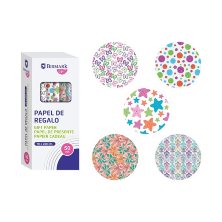 Bismark Momentos Especiales Rollo de Papel Regalo (50u.)