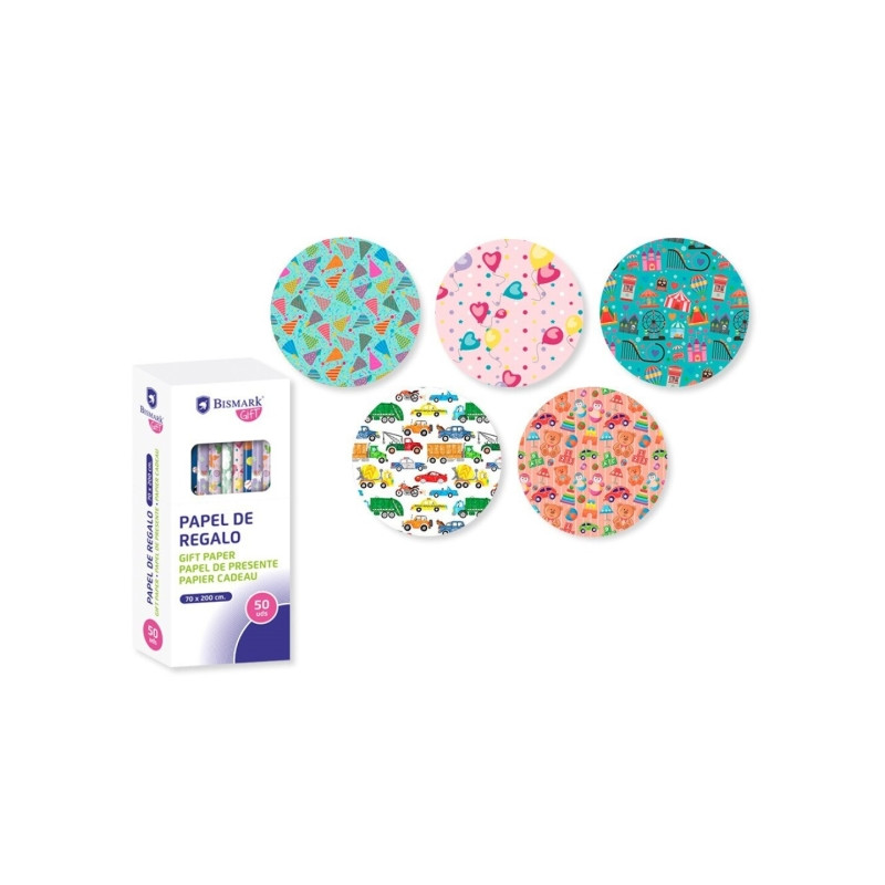 Bismark Kids Rollo de Papel Regalo (50u.)