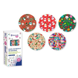 Bismark Navidad Colors Rollo de Papel Regalo (50u.)