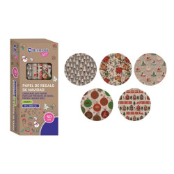 Bismark Kraft Navidad Rollo de Papel Kraft Regalo (50u.)
