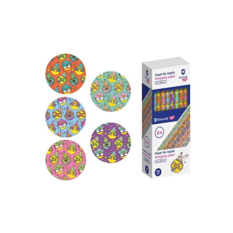 Bismark Emojies Rollo de Papel Regalo (50u.)
